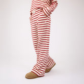 Jab Trouser, Red and Cream Stripe