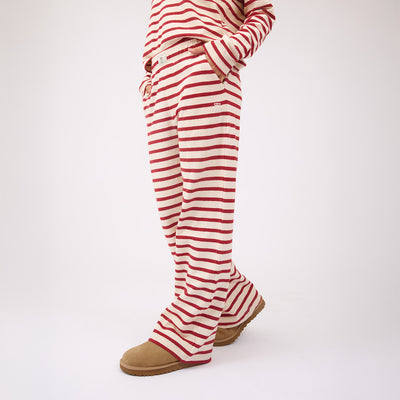 Jab Trouser, Red and Cream Stripe