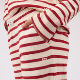 Jab Trouser, Red and Cream Stripe