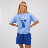 BYU Oversized Tee, Royal - Cougar Y
