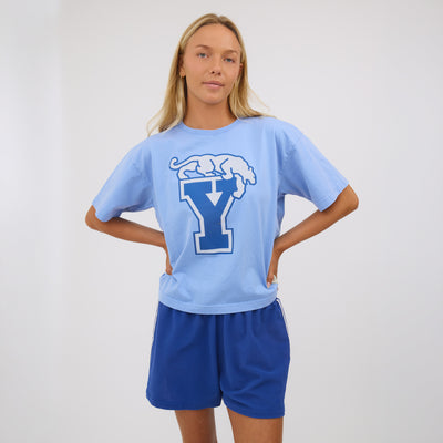 BYU Oversized Tee, Royal - Cougar Y