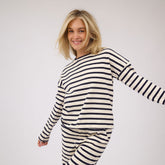 Navy Striped Sweater