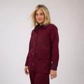 Fisherman Jacket, Burgundy