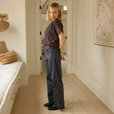 Button Trouser, Charcoal