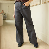 Button Trouser, Charcoal