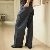Button Trouser, Charcoal