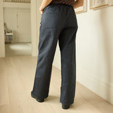 Button Trouser, Charcoal