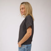 Boss Tee, Olive Gingham