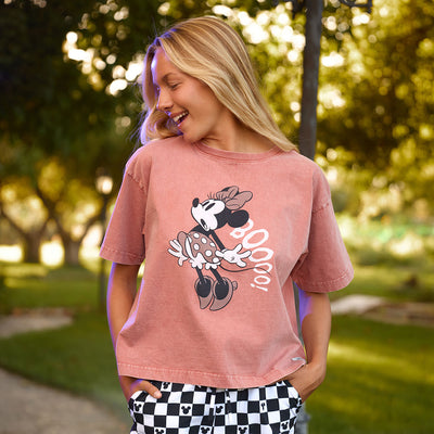 Disney Minnie Boo Oversized Tee, Orange