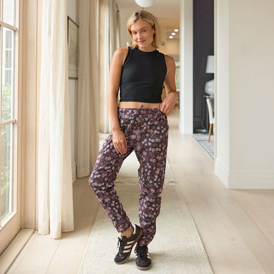 Walnut Micro Floral Jetsetters