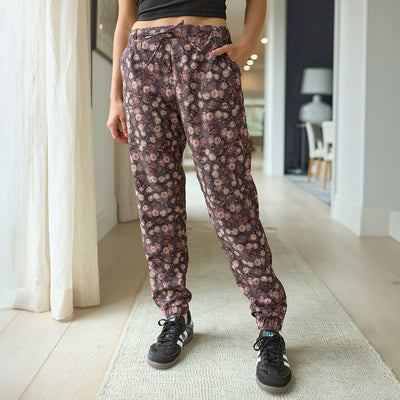 Walnut Micro Floral Jetsetters