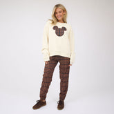Disney Mickey Plaid Crew Sweatshirt, Natural