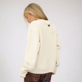 Disney Mickey Plaid Crew Sweatshirt, Natural