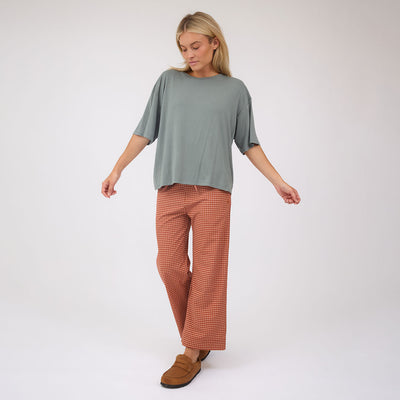 Perfect Oversized Bamboo Tee, Clover