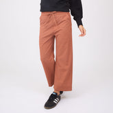 Audrey Wide Leg Pants, Pumpkin Gingham