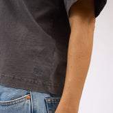 Perfect Oversized Cotton Tee, Charcoal