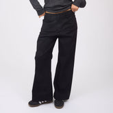 Black Canvas Trouser