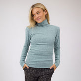 Sydney Turtleneck, Green Mint