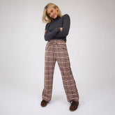 Audrey Trouser, Toffee Plaid