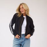 Track Bomber, Black and White Stripe