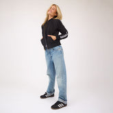 Track Bomber, Black and White Stripe