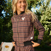 Disney Mickey Bomber Jacket, Plaid