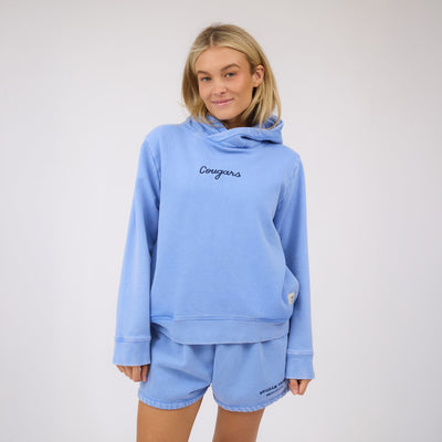 BYU Relaxed Hoodie, Royal - Cougars