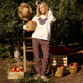 Disney Mickey Plaid Crew Sweatshirt, Natural