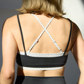Double Exhale Bra, Black Dot