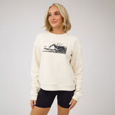 Disney Dragon Crew Sweatshirt, Natural