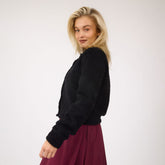 Alta Sherpa Cardigan, Black