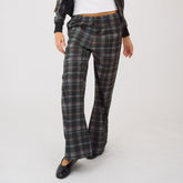 Slip On Trouser, Aspen Plaid