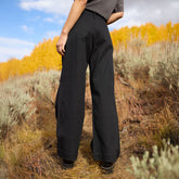 Black Canvas Trouser