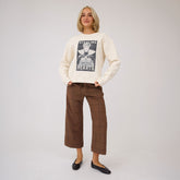 Disney Stealing Hearts Crew Sweatshirt, Natural
