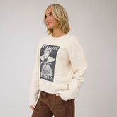 Disney Stealing Hearts Crew Sweatshirt, Natural