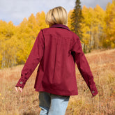 Fisherman Jacket, Burgundy