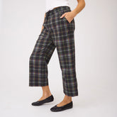 Audrey Mid Rise Wide Leg Pants, Aspen Plaid