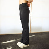 Studio Wide Leg Leggings, Black