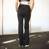Studio Wide Leg Leggings, Black