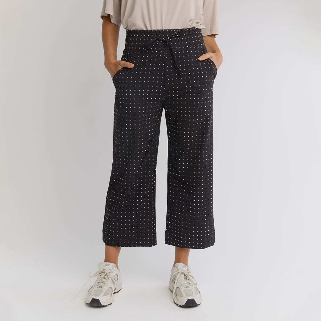 Audrey Wide Leg Pants, Dotty