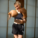 Sideline Track Shorts, Black Dot