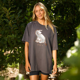 Disney Eeyore Men's Classic Tee, Charcoal