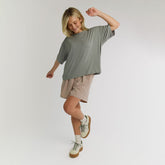 Perfect Oversized Bamboo Tee, Sage