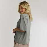 Perfect Oversized Bamboo Tee, Sage