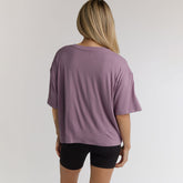 Perfect Oversized Bamboo Tee, Lavender