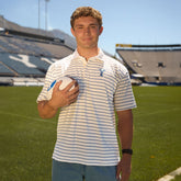 BYU Men's Polo, Venice Stripe