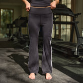 Studio Wide Leg Leggings, Black Dot
