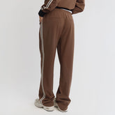 Trouser Track Pants, Coffee and Sugar Stripe