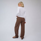 Drawcord Cargo Pants, Coffee
