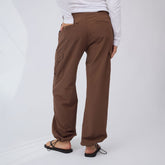 Drawcord Cargo Pants, Coffee